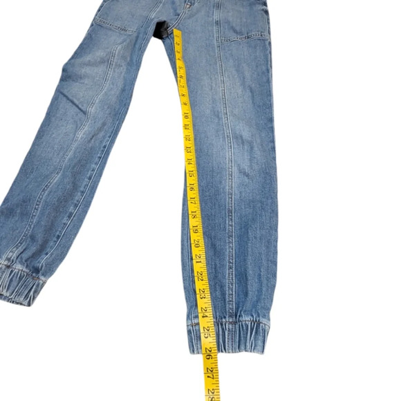 Jonathan Simkhai Wiley Medium Wash Jogger Denim Jeans Size 25 - Picture 9 of 11